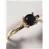 Image 2 : 10K YELLOW GOLD BLACK DIAMOND(0.5CT)  RING (~SIZE 6)(RING IS RESIZABLE FOR $40) (~WEIGHT 1.86G)