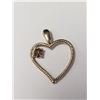 Image 1 : 14K YELLOW GOLD LAB GROWN BROWN DIAMOND (0.11CT)  PENDANT (~WEIGHT 0.98G)
