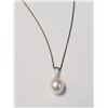 Image 2 : SILVER FRESH WATER PEARL 18"  NECKLACE