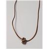 Image 2 : SILVER CZ ROSE GOLD PLATED   NECKLACE