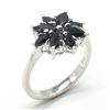 Image 2 : SILVER BLUE SAPPHIRE(2.15CT) RHODIUM PLATED RING (~SIZE 7) (~WEIGHT 3.1G)
