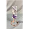 Image 1 : 5.5" ROUGH AMETHYST URUGUAYAN POINT $1,200.00