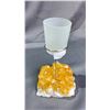 Image 1 : CITRINE CANDLE HOLDER $600.00