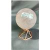 Image 2 : 3.1" / 80MM ROSE QUARTZ SPHERE $600.00