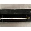 Image 1 : 18K GOLD PLATED 5.0MM TENNIS BRACELET - ADJUSTABLE 7.0" - 7.5" LONG