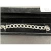 Image 1 : PLATINUM PLATED 12.5MM ICED OUT CUBAN LINK BRACELET - 8.5" LONG