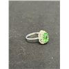 Image 2 : RING WITH GREEN GEM SIZE 4