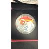 Image 1 : 2015 FINE SILVER $10 COIN CALGARY FLAMES *TAX EXEMPT*