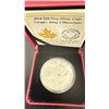 Image 2 : 2014 FINE SILVER $20 COIN - COUGAR: ATOP A MOUNTED *TAX EXEMPT*