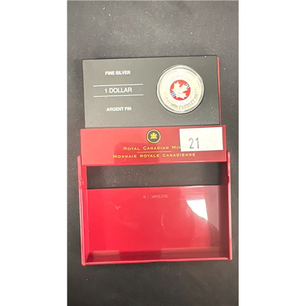 2006 $1 FINE SILVER COIN - ROYAL CANADIAN MINT - BRAVERY  *TAX EXEMPT*