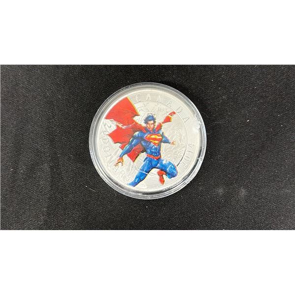 2014 $20 SUPERMAN ICONIC SUPERMAN PURE SILVER COIN ROYAL CANADIAN MINT RCM *TAX EXEMPT*