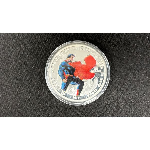 2013 CANADA $20 FINE SILVER COIN - SUPERMAN: MAN OF STEEL *TAX EXEMPT*
