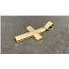 Image 3 : 10K GOLD CZ CROSS PENDANT APPROX 5.2 GR