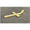 Image 3 : 10K GOLD CZ CROSS PENDANT APPROX 6.6 GR