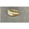 Image 3 : 14K GOLD DIAMOND RING STAMPED "INDIA" APPROX 4.5GR 8.5 RING SIZE
