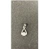 Image 1 : 18K WHITE GOLD PLATED PENDANT