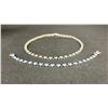 Image 2 : STERLING SILVER BRACELET AND NECKLACE APPROX 36.6 GR
