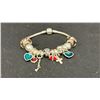 Image 2 : PANDORA CHARM BRACELET APPROX 49.2 GR