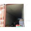 Image 8 : Red 40' Shipping Container (Contents & Exterior Items Not Included) - Available After Dec. 3