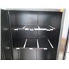 Image 2 : Metal 2-Door Storage Cabinet w/ Inside Shelving