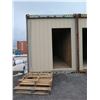 Image 2 : Modified 40-Ft Shipping Container w/ Door, Windows & Framed Interior (loose contents not included)