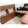 Image 2 : Cherry Mica Style Large Executive U Desk w/Upper, 2 Drawing Boards