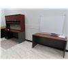 Image 2 : Grey Cherry Top Desks 2 One w/Upper