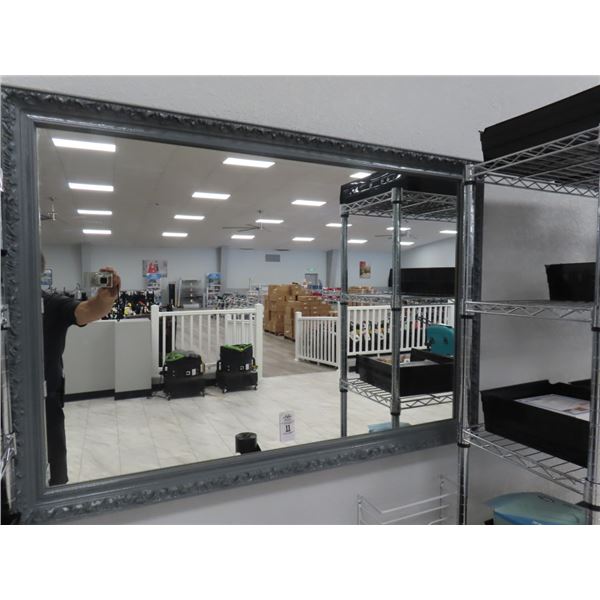 Large Grey Mirror - Approx. 30  X  40  - No Shipping