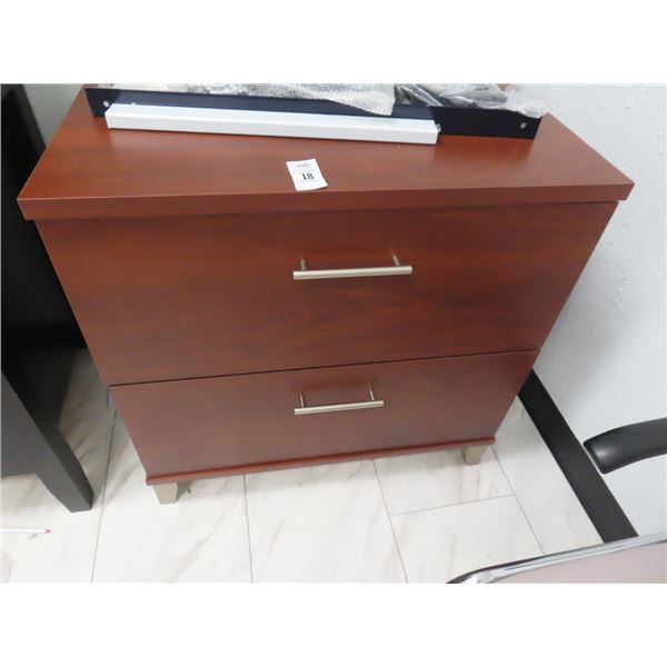 Cherry 2 Drawer Lateral File Cabinet