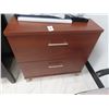 Image 1 : Cherry 2 Drawer Lateral File Cabinet