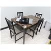 Image 2 : Faux Marble Breakroom Table w/4 Chairs