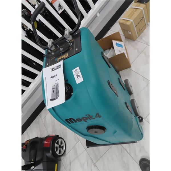 Mopit #4 Commercial Floor Cleaning Machine w/Some Supplies