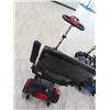 Image 3 : Solax Mobility Chair w/Charger Collapsible  - Red