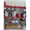 Image 1 : Heating Pads, Gauze, Supplies, Tongue Depressors on Rack