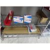 Image 2 : Heating Pads, Gauze, Supplies, Tongue Depressors on Rack