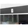 Image 2 : 3-Black Mica Glass Door Sliding Showcase - 3 X $