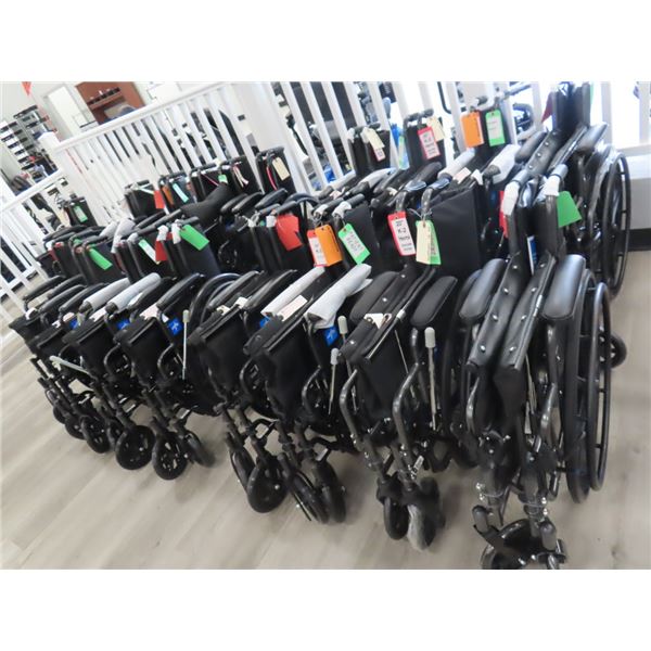 18-Medline 20"  K2  Wheelchair w/Foot Rest - 18 X $