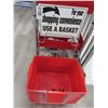 Image 1 : Red Shopping Baskets 9 w/Rack