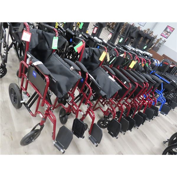 7-Geriatric Transport Chair   Red/Blue - 7 X $