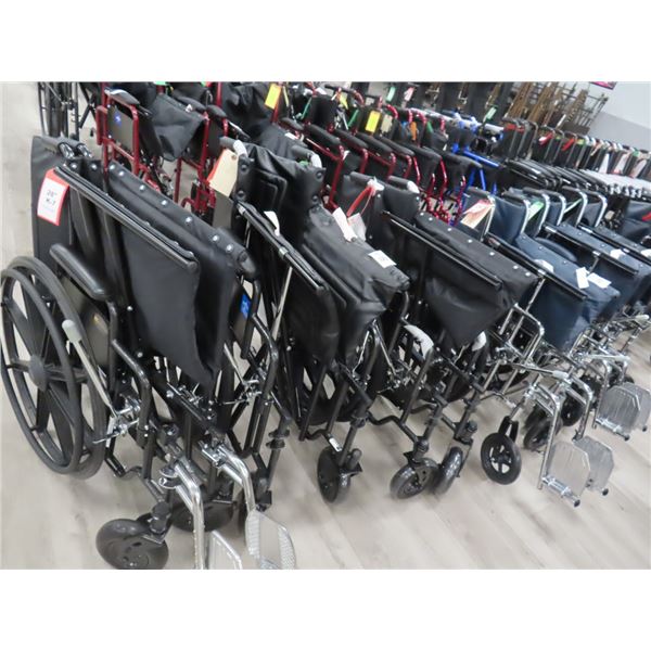3-Black 28"  K7 Wheelchairs - 3 X $