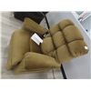 Image 1 : Golden Brown Cloth Lift Recliner