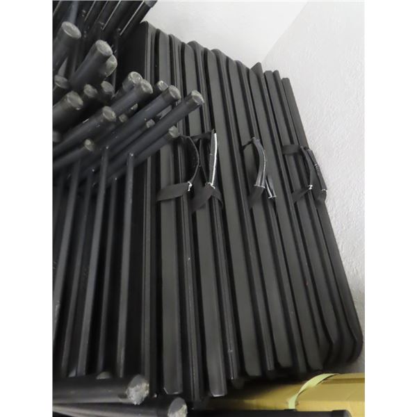 7-Black 6' Banquet Table - 7 X $