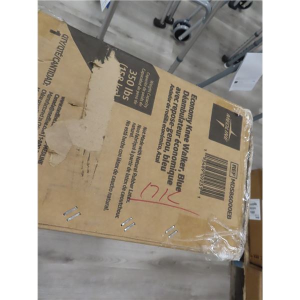 New Medline Economy Bed Walker - Blue
