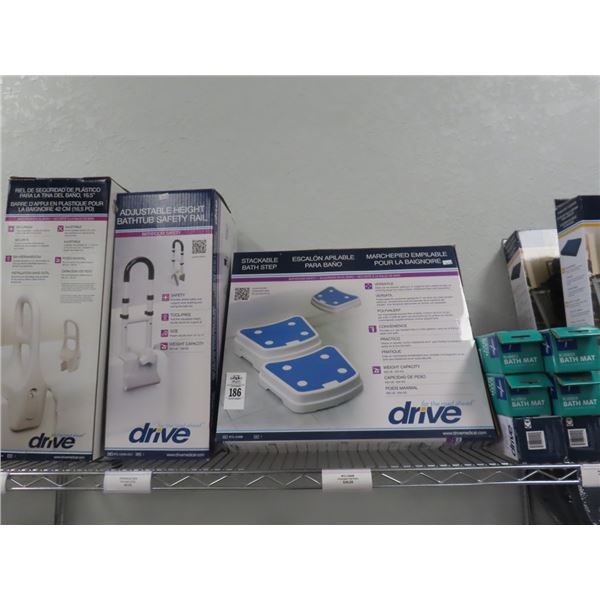 Bath Steps, Safety Rails, Bath Mats