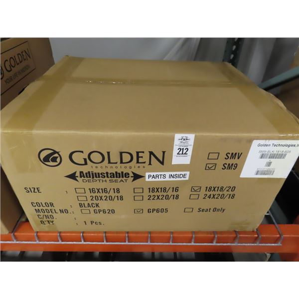 Golden Adjustable Depth Seat