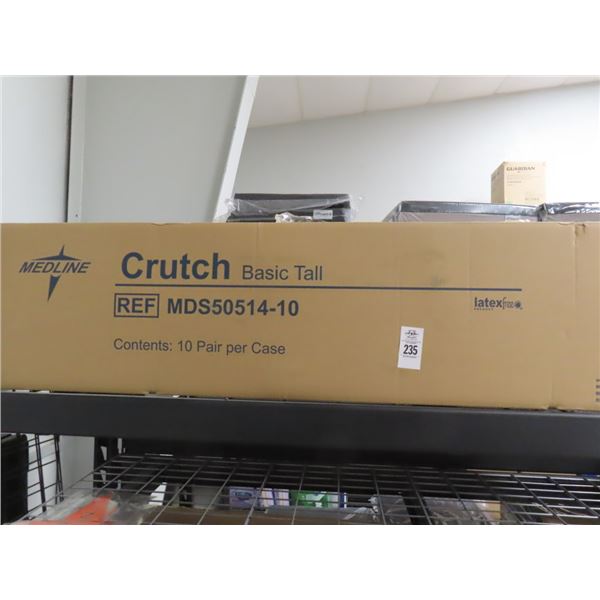 Medline Basic Tall Crutches - 10