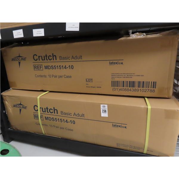 Medline Basic Adult Crutches - 20+