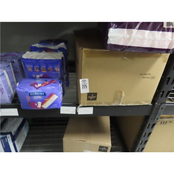 Diapers and Pads - 2 Shelves