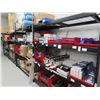 Image 1 : Black Heavy Duty 4 Shelf Storage Rack Sections 4, w/Waterfall Decking 5 Extra Uprights