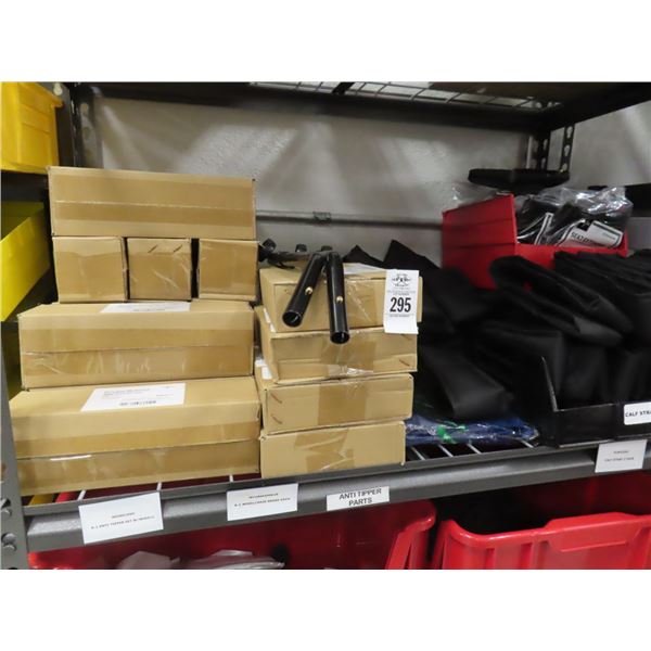 Asst. Wheelchair Parts on Rack